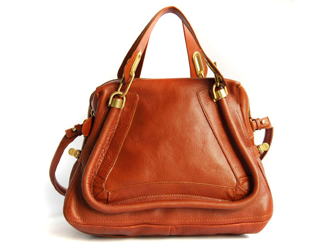 Chloe Paraty Bag Red Brown
